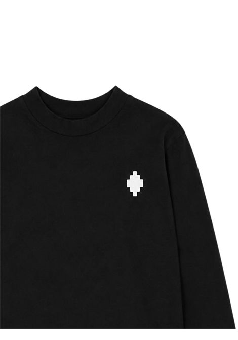 T-shirt bambina nera in cotone MARCELO BURLON | JGTH107NERA